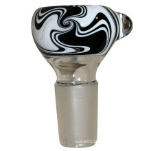 Inversões Vidro-em-vidro Slide Bowl para fumar tabaco (ES-GB-243)